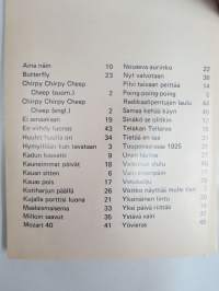 Toivelauluja 89 -songs