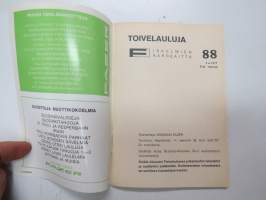 Toivelauluja 88 -songs
