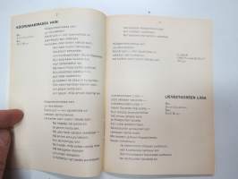 Toivelauluja 88 -songs