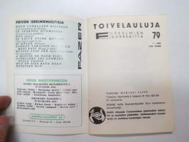 Toivelauluja 79 -popular songs