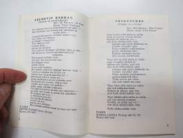 Toivelauluja 72 -popular songs