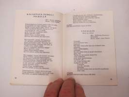 Toivelauluja 72 -popular songs