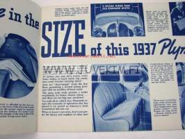 Plymouth 1937 -myyntiesite