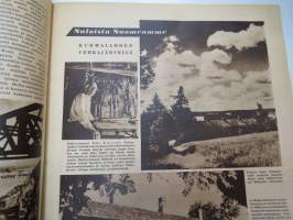 Suomen Kuvalehti 1949 nr 39, 1.10.1949, Nils Gagner, Laulua käsi kädessä, Kuhmalahti Vehkäjärvi Evert Blåstedt, Miksei Suomen Joutsen lähde merille?, Mao etenee, ym.