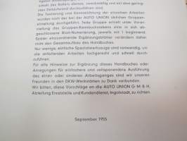 DKW Hobby Werkstatt Handbuch -korjaamokirja