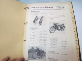 DKW Spezial-Zubehör für Motorräder, Roller und Moped -tarvikeluettelo moottoripyörät, skootterit, mopedit