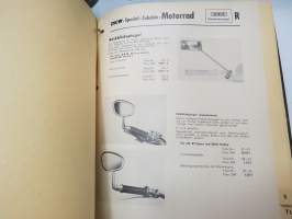 DKW Spezial-Zubehör für Motorräder, Roller und Moped -tarvikeluettelo moottoripyörät, skootterit, mopedit