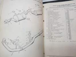Rover 2000 - British Leyland Parts Catalogue -varaosaluettelo