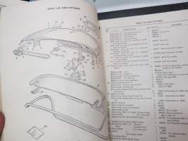 Rover 2000 - British Leyland Parts Catalogue -varaosaluettelo