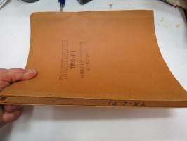 Triumph TR6-PI Workshop Manual Supplement -korjaamokirjan lisäosa