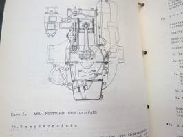 Sisu korjausohjeita II AEQ,AEH 01, AEH 02, AES 01, Eberspächer X3, AJO, AKC, AKO, AMA, AMI, AMP, AMT, AMV, R-R Dieselmoottorit, Kompressori AMP... -korjausohjeita