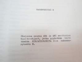 Sisu korjausohjeita II AEQ,AEH 01, AEH 02, AES 01, Eberspächer X3, AJO, AKC, AKO, AMA, AMI, AMP, AMT, AMV, R-R Dieselmoottorit, Kompressori AMP... -korjausohjeita