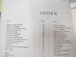 Albion Goods Vehicles - Spre Parts for Model RE33 (Super Reiver) from chassis nr. 69000A... List nr  I, May 1967 -varaosaluettelo