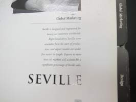 Cadillac Seville 1998 oproduct information -mallivuoden esittelykansio pressikuvineen ym.