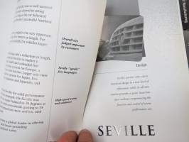 Cadillac Seville 1998 oproduct information -mallivuoden esittelykansio pressikuvineen ym.