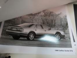 Cadillac Seville 1998 oproduct information -mallivuoden esittelykansio pressikuvineen ym.