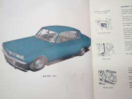Rover 2000 Parts Catalogue -varaosaluettelo