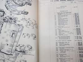 Morris 3-ton, 5-ton series 3 Service Parts List volume I -varaosaluettelo