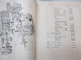 Morris 3-ton, 5-ton series 3 Service Parts List volume I -varaosaluettelo