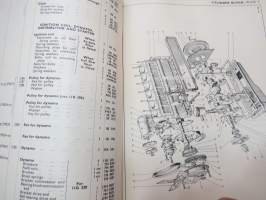 Morris 3-ton, 5-ton series 3 Service Parts List volume I -varaosaluettelo