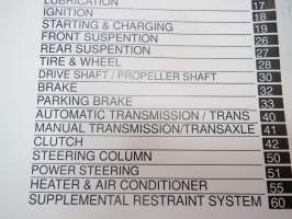 Toyota Camry ACV3 series, MCV30 Series Repair Manual volume 2, Aug. 2001 -korjaamokirja
