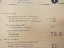 Peugeot 305 -korjaamokirja täydennyslehtineen (Bulletin)