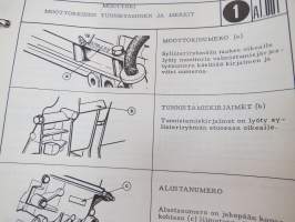 Peugeot 305 -korjaamokirja täydennyslehtineen (Bulletin)