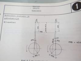Peugeot 305 -korjaamokirja täydennyslehtineen (Bulletin)