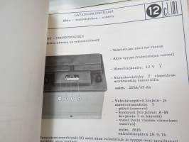 Peugeot 305 -korjaamokirja täydennyslehtineen (Bulletin)