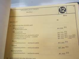 Peugeot 305 -korjaamokirja täydennyslehtineen (Bulletin)