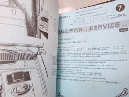 Peugeot 305 -korjaamokirja täydennyslehtineen (Bulletin)