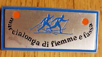 Marcialonga di Fiemme e Fassa, 1980 luvulta, rintamerkki
