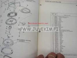 Johnson 50 hp models V4-V4L-11 &amp; 11B outboards 1959 parts catalog -varaosaluettelo