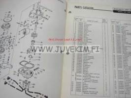 Johnson 50 hp models V4S - V4SL - 10 &amp; 10H outboards 1958 parts catalog -varaosaluettelo