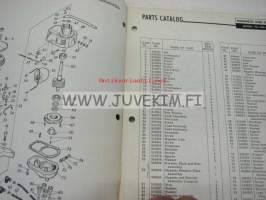 Johnson 50 hp models V4 - V4L - 10 &amp; 10H outboards 1958 parts catalog -varaosaluettelo