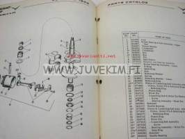 Johnson 35 hp models RD - RDL - 21 &amp; 21B outboards 1959 parts catalog -varaosaluettelo