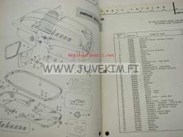 Johnson 30 hp models RDE - RDEL - 18, 18E &amp; 18C outboards 1956 parts catalog -varaosaluettelo