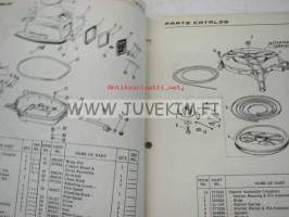Johnson 10 hp models QD - QDL 20 outboards 1959 parts catalog -varaosaluettelo