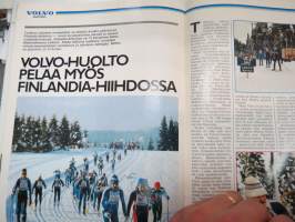 Volvo-Viesti 1985 nr 4 -asiakaslehti / customer magazine
