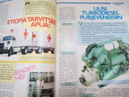 Volvo-Viesti 1985 nr 2 -asiakaslehti / customer magazine