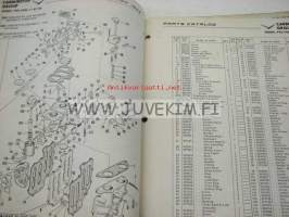 Johnson 50 hp models V4S - V4SL - 11 &amp; 11B outboards 1959 parts catalog -varaosaluettelo