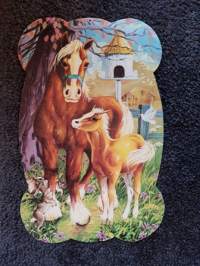 Hevoset -postikortti