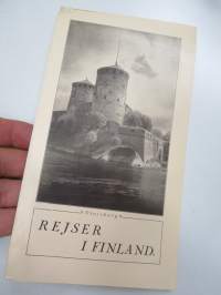 Rejser i Finland - Finska Ångfartygs Aktiebolaget -tanskankielinen 1920-luvun alkupuolen matkailuesite
