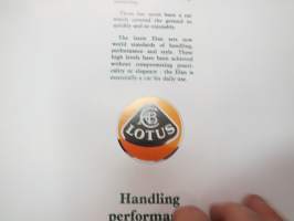 Lotus Elan -myyntiesite / brochure