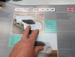 Lotec C 1000 -myyntiesite / brochure