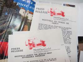 Westfield Sports Cars -myyntiesite / brochure