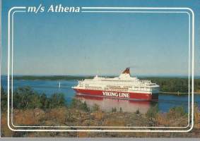 Athena  - laivakortti, laivapostikortti kulkematon