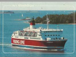 Ålandsfärjan  - laivakortti, laivapostikortti kulkematon
