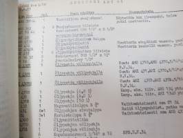 Sisu Bulldog Linja-Autot 1948-1954 varaosaluettelo -parts catalog