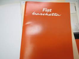 Fiat Barchetta esittely / pressikansio vuodelta 1995